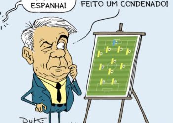 Ancelotti é CONDENADO a 1 ano de PRISÃO por FRAUDE FISCAL na Espanha! Charge de Duke IRONIZA o caso!