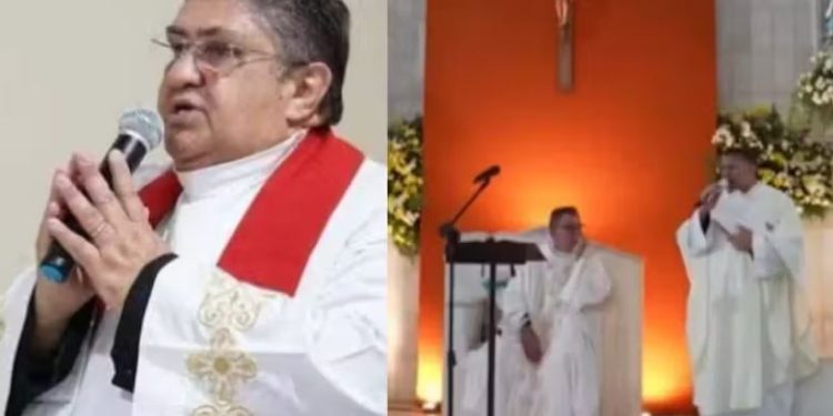 Padre doa coleta de MISSA inteira para viúva de eletricista morto na Paraíba!