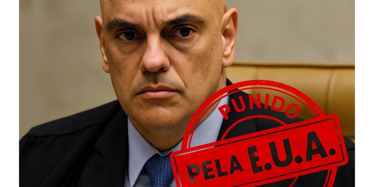 Alexandre de Moraes é punido pelos EUA sob a Lei Magnitsky