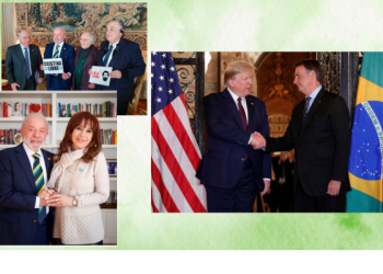 Faça o que eu digo, mas não faça o que eu faço:  Trump e Bolsonaro X Lula e Cristina Kirchner