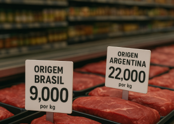 Peso argentino valorizado abre espaço para carne brasileira nos supermercados do país vizinho