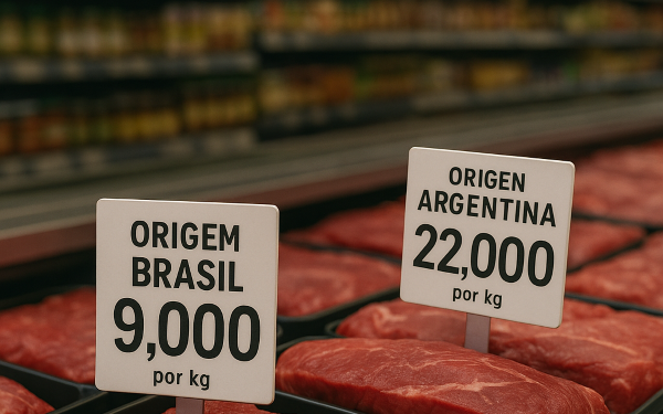 Peso argentino valorizado abre espaço para carne brasileira nos supermercados do país vizinho
