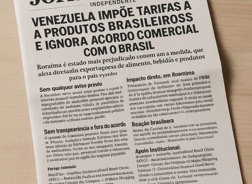 Venezuela impõe tarifas a produtos brasileiros e ignora acordo comercial com o Brasil