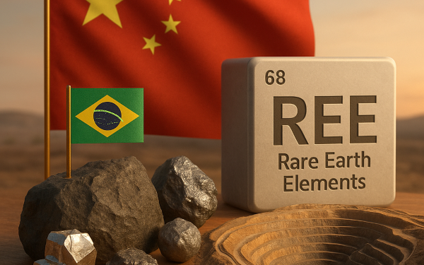 🌍 Terras Raras: O Trunfo Estratégico nas Mãos da China e do Brasil