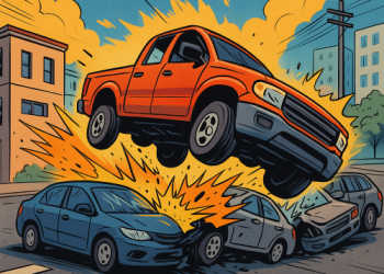 Caminhonete “voa” e causa caos na Zona Norte de SP — veja o que rolou! 🚗💥
