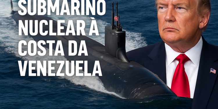 EUA enviam submarino nuclear à costa da Venezuela e reacendem tensão no Caribe