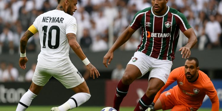 Santos e Fluminense travam duelo tenso na Vila: 0x0 com polêmica do VAR e Neymar em foco