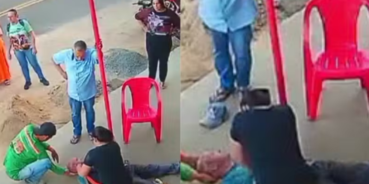 Cabeleireira salva pedreiro com PARADA CARDÍACA na rua usando massagem cardíaca!