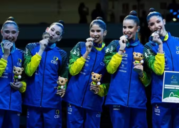 OURO ou PRATA, É HISTÓRIA! Ginástica rítmica do Brasil conquista medalha INÉDITA em Mundial ao som de “Evidências”!
