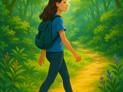 🌳✨ Caminhar no verde é tipo reset pro cérebro: melhora memória e foco