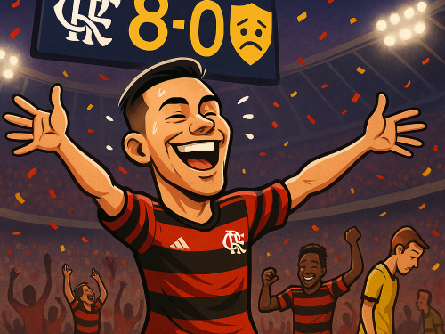 Flamengo massacra o Vitória: 8 a 0 no Maracanã e recorde histórico no Brasileirão!