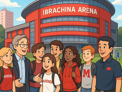 Direito Mackenzie visita o Ibrachina Arena e se impressiona com estrutura “padrão internacional”