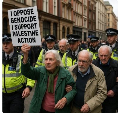 Londres prende mais de 500 manifestantes – metade com 60 anos ou mais – em ato pró-Palestina
