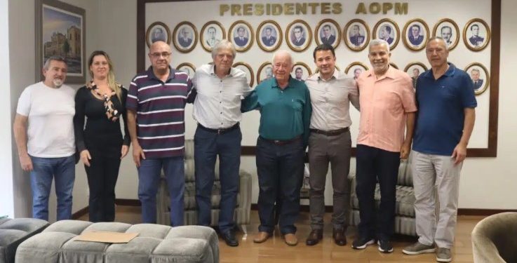 Vice-Prefeito de São Paulo, Mello Araújo, visita a AOPM e reforça laços de amizade e compromisso com a sociedade