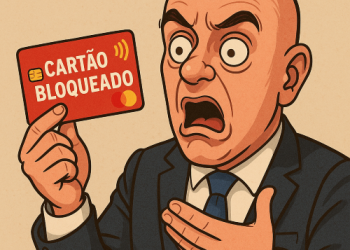 Ministro Moraes tem cartão bloqueado por banco no Brasil