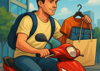 Teen25News | Empreendedor ousado cria delivery de roupas em até 30 minutos
