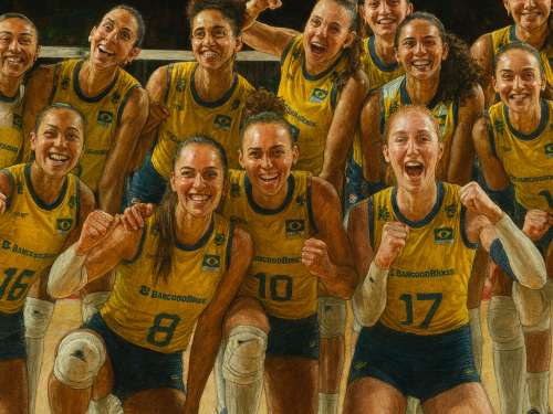 Vôlei: Brasil permanece com 100% de aproveitamento no Mundial