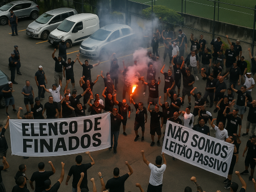 Treta em Santos! Torcida invade CT Rei Pelé após goleada histórica 💥