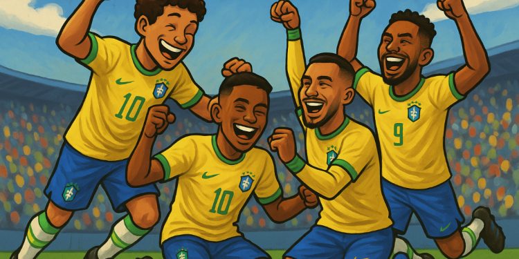 BRASIL DE ANCELOTTI DÁ SHOW NO MARACA E AMASSA O CHILE: 3×0!