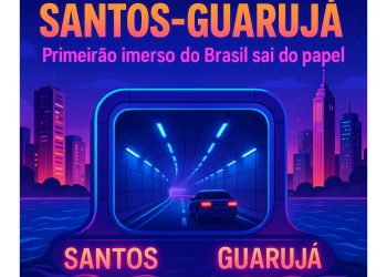 Agora é pra valer. Vai ter túnel Santos -Guarujá