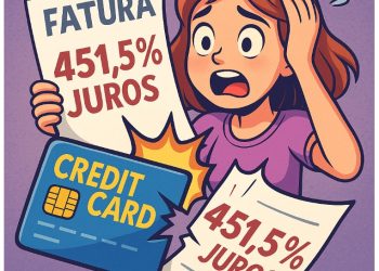 💳 Juros do cartão de crédito disparam e batem 451,5% ao ano