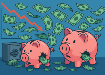 Poupança no vermelho: agosto fecha com mais saques que depósitos!