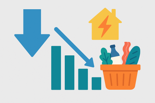 📉 Inflação tem queda em agosto: -0,11% com energia, comida e transportes mais baratos