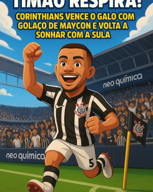  Em noite de raça e alívio na Neo Química Arena, o Coringão bate o Atlético-MG por 1 a 0 e se afasta da zona da confusão!