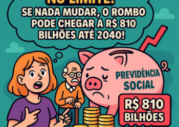 💰 Previdência no limite: se nada mudar, o rombo pode chegar a R$ 810 bilhões até 2040! 😱