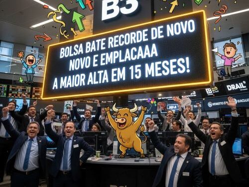 ELA VOOU! BOLSA BATE RECORDE DE NOVO E EMPLACAAAA A MAIOR ALTA EM 15 MESES!