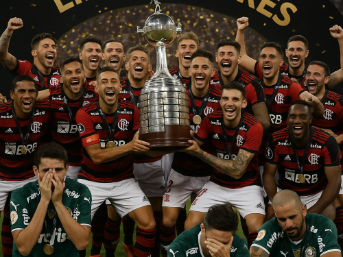 🔥🏆 FLAMENGO EXPLODE EM LIMA! TETRA DA LIBERTADORES E PALMEIRAS FICA NO CHORO!