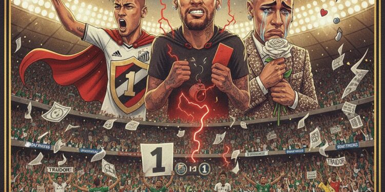 ⚪⚫ SANTOS 1 x 1 MIRASSOL 🟡🟢