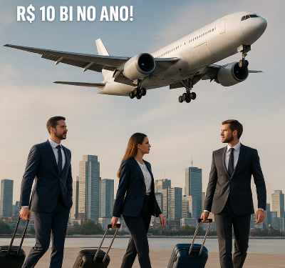 💼 Setor de viagens corporativas ultrapassa R$ 1 bilhão em setembro e já soma mais de R$ 10 bi no ano! ✈️💰
