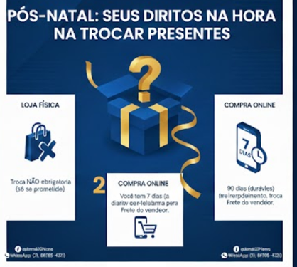 GUIA PÓS-NATAL: Saiba seus direitos na hora de trocar presentes e evite dores de cabeça
