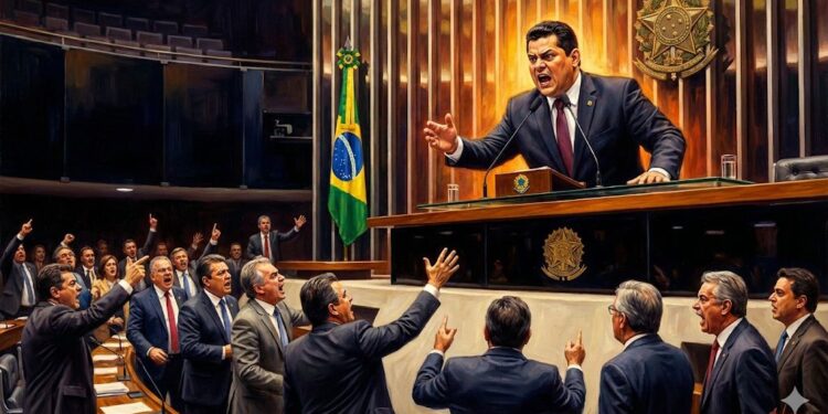 🏛️ CLIMA DE GUERRA EM BRASÍLIA: ALCOLUMBRE SE LEVANTA CONTRA A “MORDAÇA” DE GILMAR MENDES — E O SENADO REAGE!