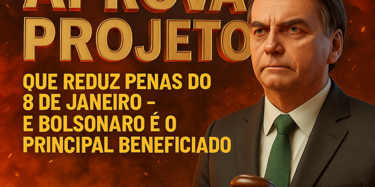 CÂMARA APROVA PROJETO QUE REDUZ PENAS DO 8 DE JANEIRO — E BOLSONARO É O PRINCIPAL BENEFICIADO