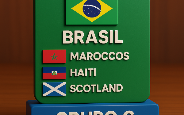 🏆 Sorteio da Copa 2026: Brasil cai no Grupo C e já tem rivais definidos!