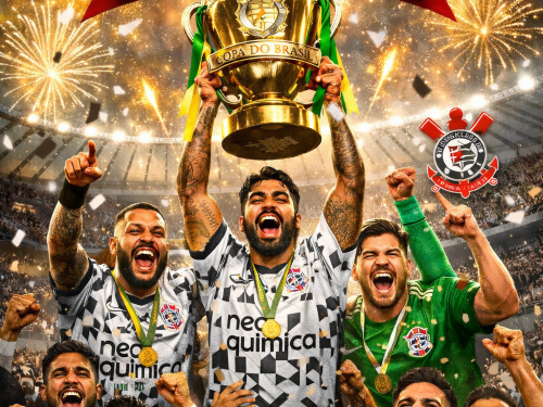 Corinthians vence o Vasco, 2×1,no Maracanã e levanta a Copa do Brasil!