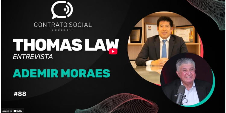 Contrato Social Podcast propõe debates qualificados sobre os rumos do Brasil com Thomas Law
