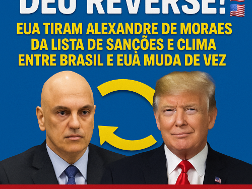 Governo Trump volta atrás, encerra sanções da Lei Magnitsky e libera contas e viagens do ministro Alexandre de Moraes  do STF