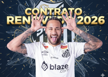 Neymar renova com o Santos e reforça o elo eterno com a Vila Belmiro