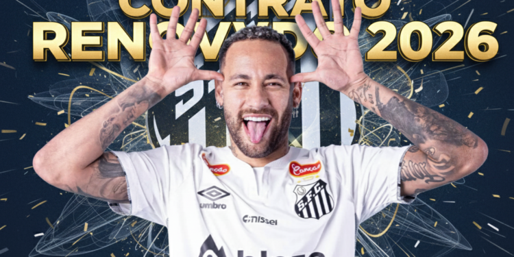 Neymar renova com o Santos e reforça o elo eterno com a Vila Belmiro