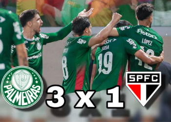 Palmeiras vence o São Paulo por 3 a 1 e controla o Choque-Rei pelo Paulistão 2026