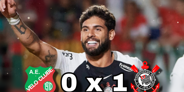 Gol de Yuri Alberto garante vitória do Corinthians sobre o Velo Clube no Paulistão