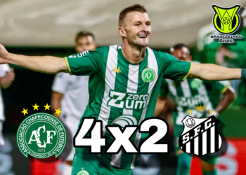 Chapecoense impõe ritmo e vence o Santos na estreia do Brasileirão