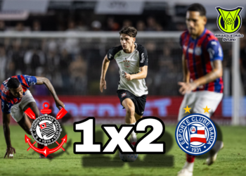 Corinthians sai na frente, mas Bahia vira e estreia com vitória no Brasileirão 2026