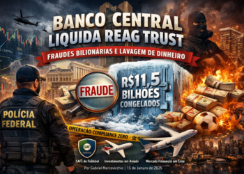 Urgente: Banco Central liquida REAG Trust após suspeitas de fraudes bilionárias e lavagem de dinheiro