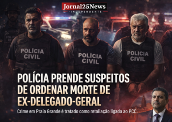  Três suspeitos de planejar execução do ex-Delegado Geral da Polícia Civil de SP são presos, hoje.