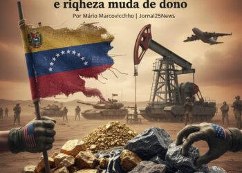 Olhar 36º graus- Editorial-Mário Marcovicchio-Venezuela: Quando a soberania cai e a riqueza muda de dono