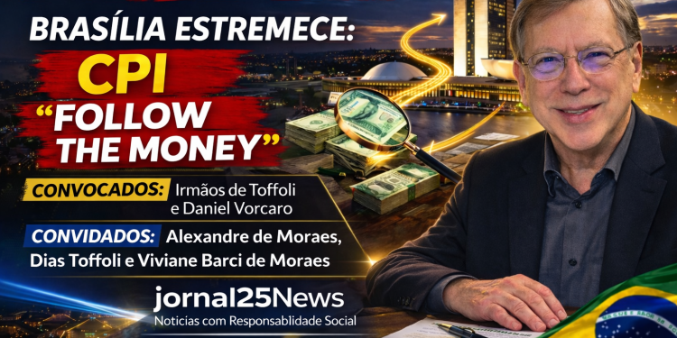 Editorial: Mário Marcovicchio-BRASÍLIA ESTREMECE-CPI-” FOLLOW THE MONEY”- Convidados: Alexandre de Moraes, Dias Toffoli e Viviane Barci de Moraes. 